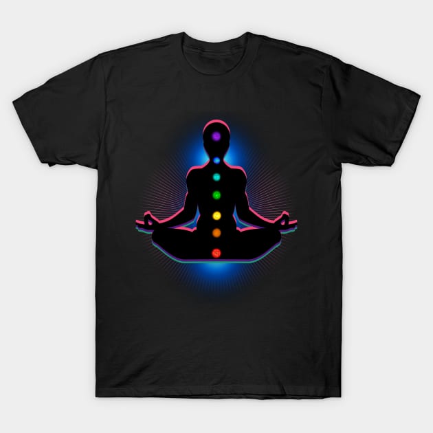 Chakra levitation T-Shirt by DvsPrime8